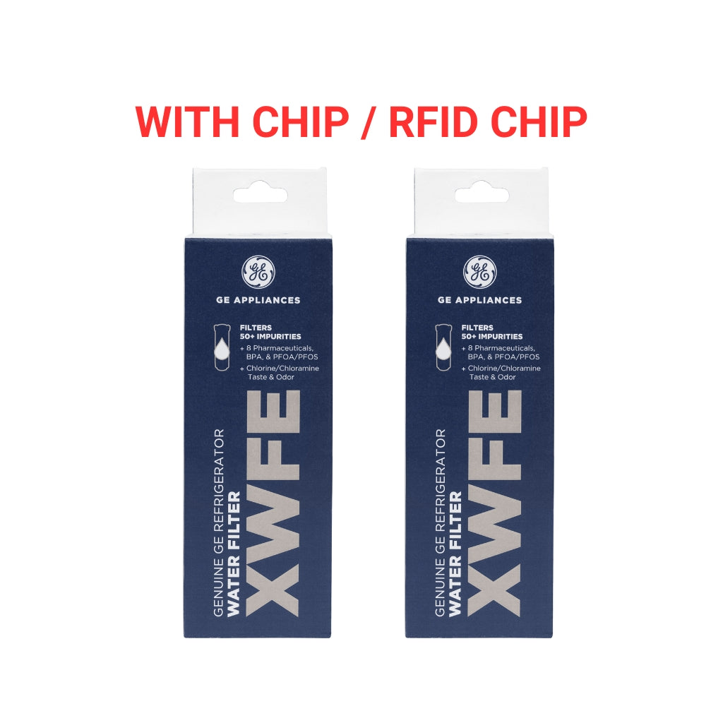 GE XWFE Refrigerator Water Filter with chip